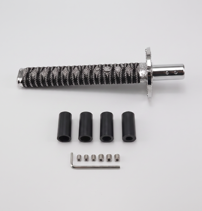 Perilla de cambio katana JDM — 15 cm, con adaptador