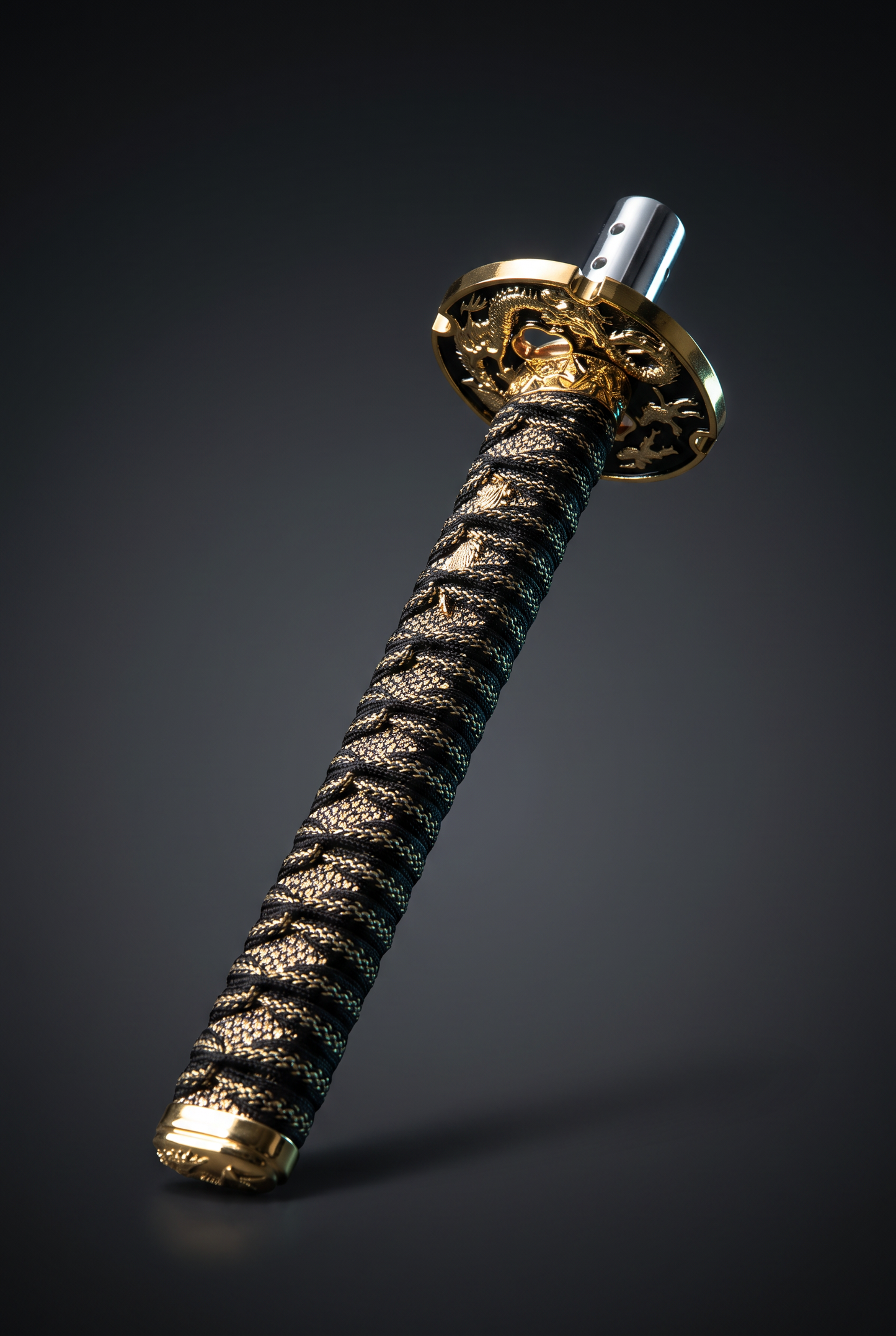 Perilla de cambio katana JDM — 15 cm, con adaptador