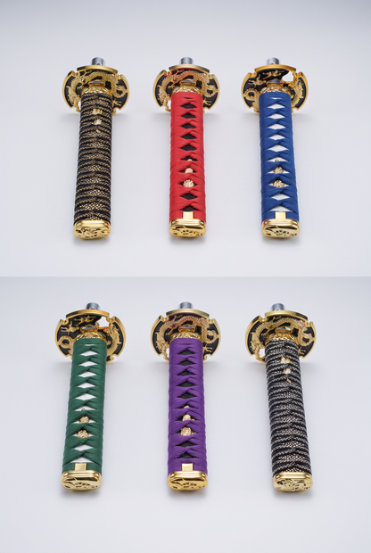 Perilla de cambio katana JDM — 15 cm, con adaptador